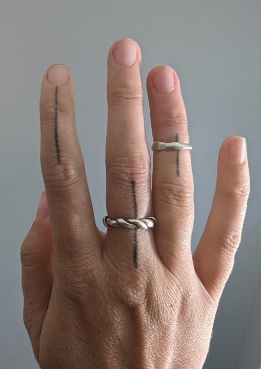No Wokkas Worry Knot Ring