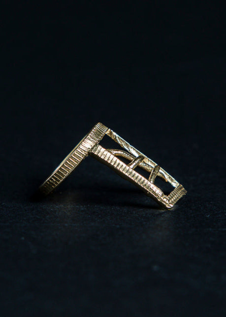 Resilience ring - solid 9k gold