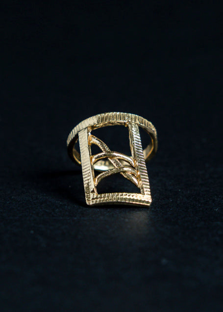 Resilience ring - solid 9k gold